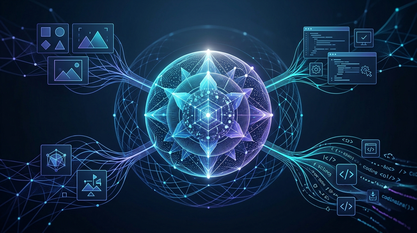AI model technology illustration created for the GPT-6.1 Terra explainer