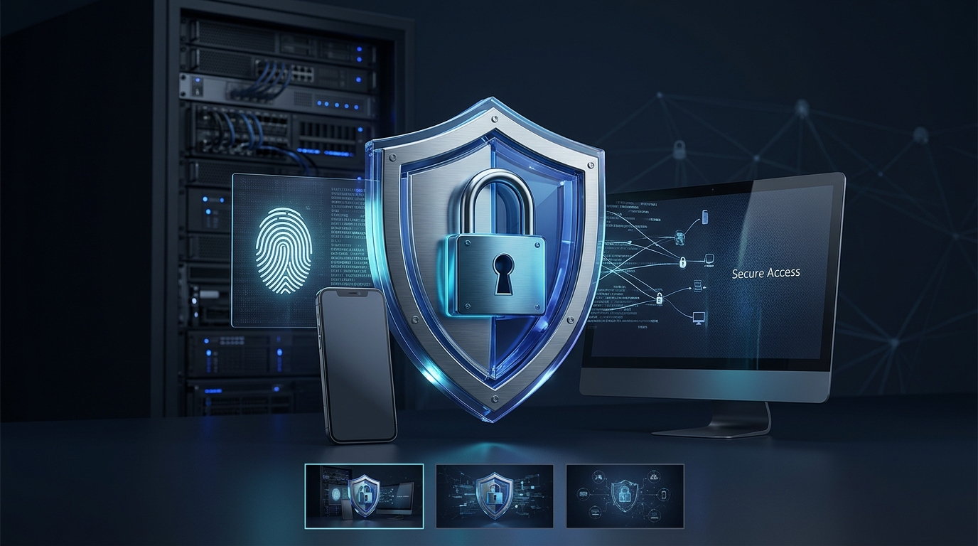 Online security concept representing safer internet use and digital protection